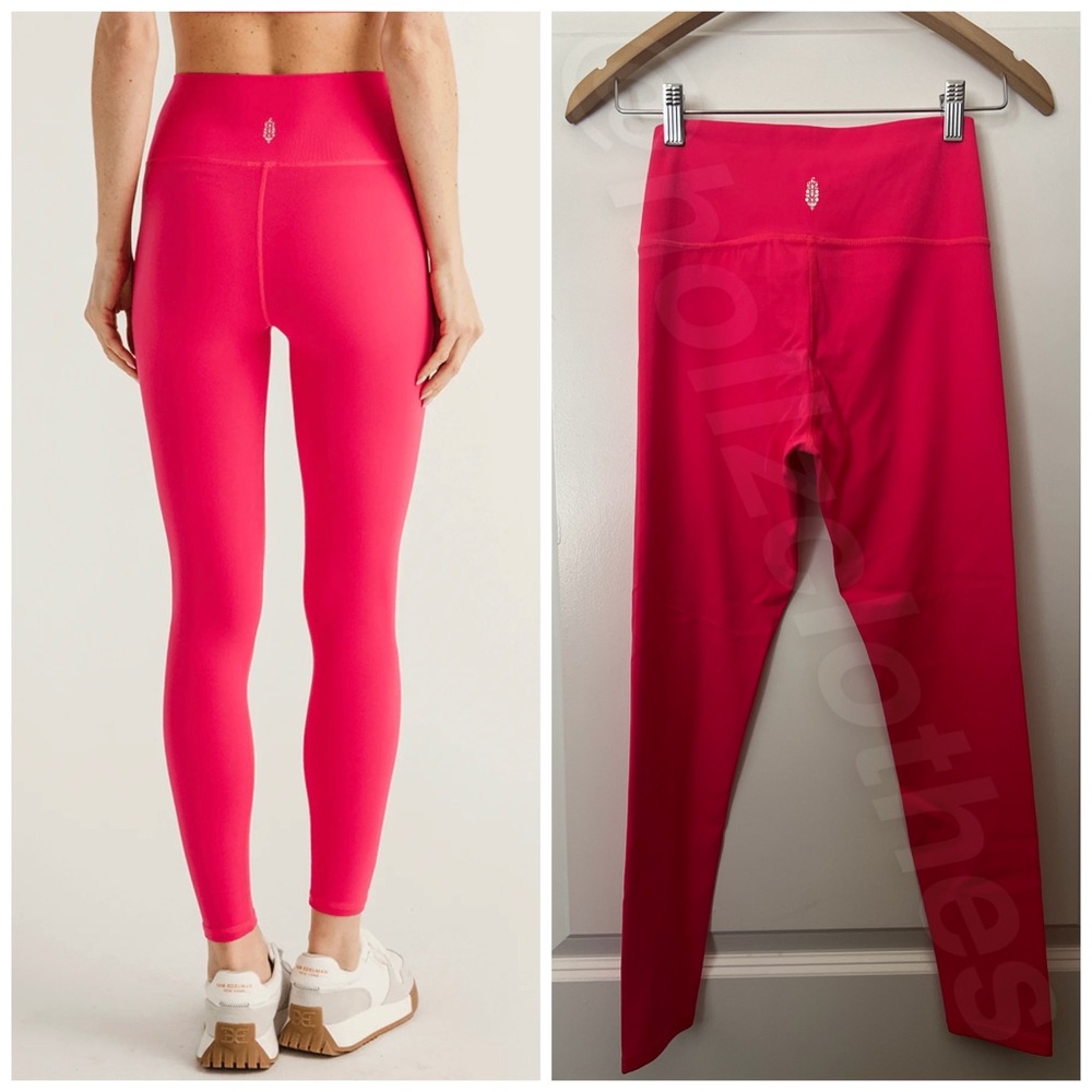 NWOT Free People Never Better 7/8 Length Leggings Electric Sunset S - Picture 7 of 10